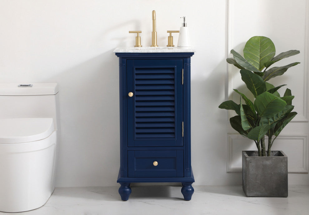 Home Living 19" Single Bathroom Vanity, Blue