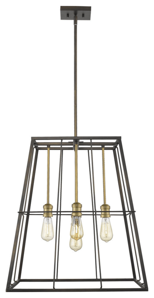 Charley 5-Light Oil-Rubbed Bronze Pendant