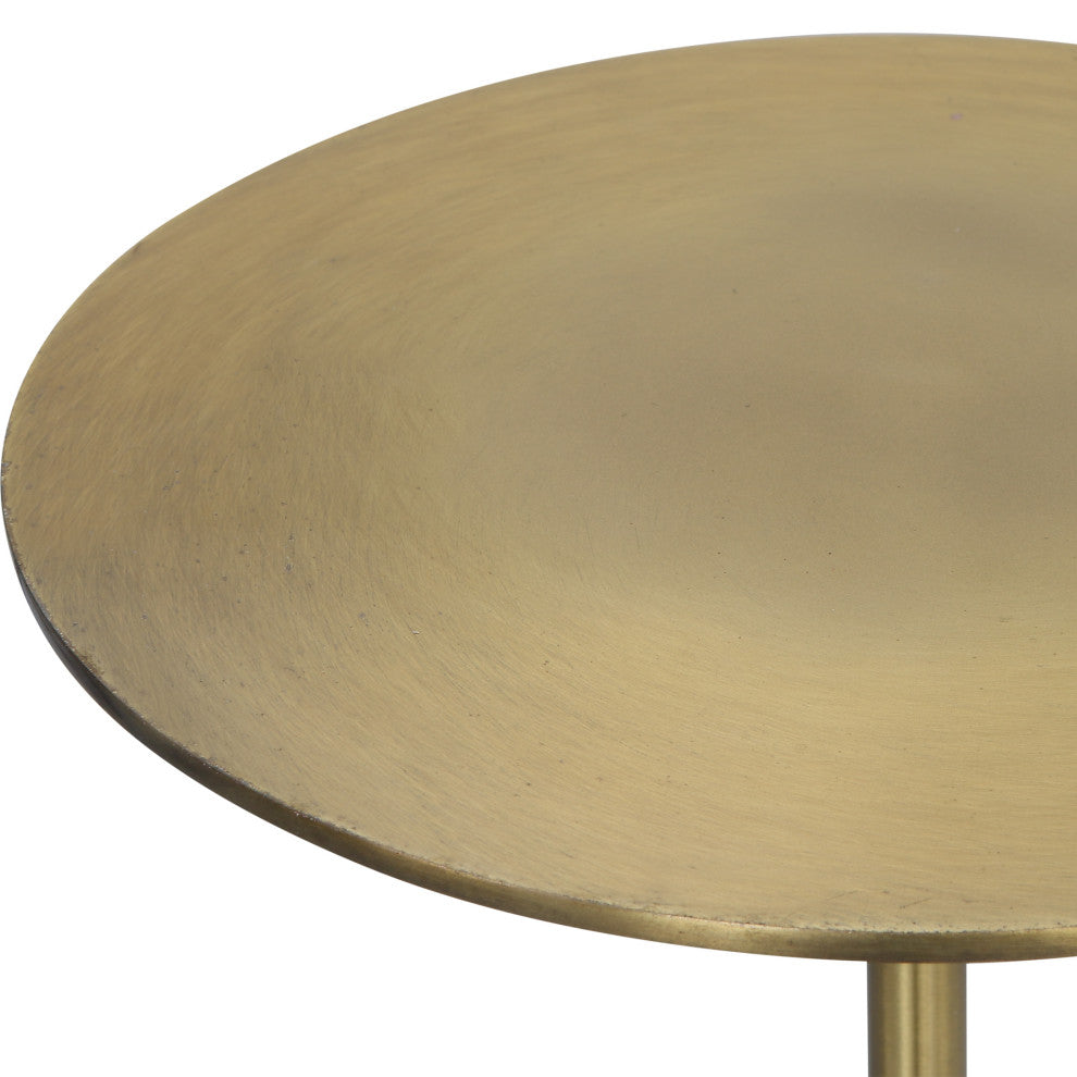 Uttermost Gimlet 9 x 22" Drink Table, Brushed Brass