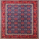 Ahgly Company Indoor Square Mid-Century Modern Area Rugs, 5' Square