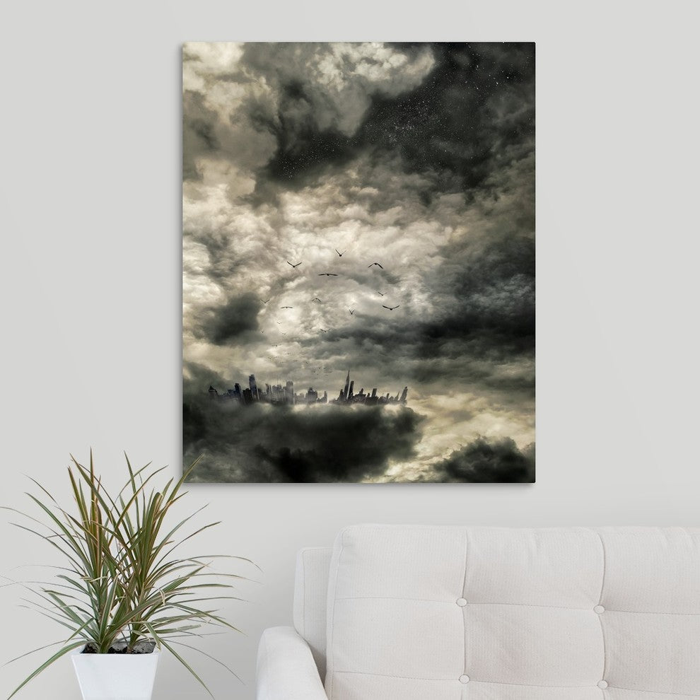 "Cloud World" Wrapped Canvas Art Print, 24"x30"x1.5"