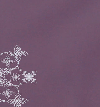 Decorative Holiday Placemat, Set of 4 Geometric, Lavender