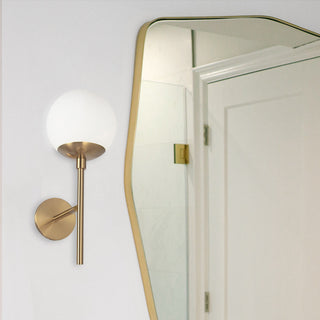 16" Dayana Transitional Modern Wall Sconce, Aged Brass