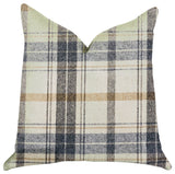 Plaid Rendezvous Luxury Throw Motif Pillow, 12"x25"