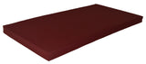 Swing Bed Cushion, Burgundy, 6 Foot, 4" Thick