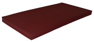 Swing Bed Cushion, Burgundy, 6 Foot, 4" Thick