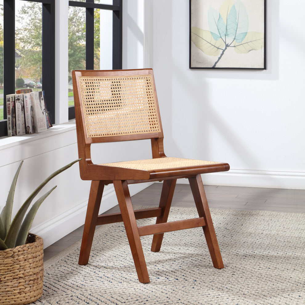 Preston Dining Chair, Set of 2, Walnut, Side Chair
