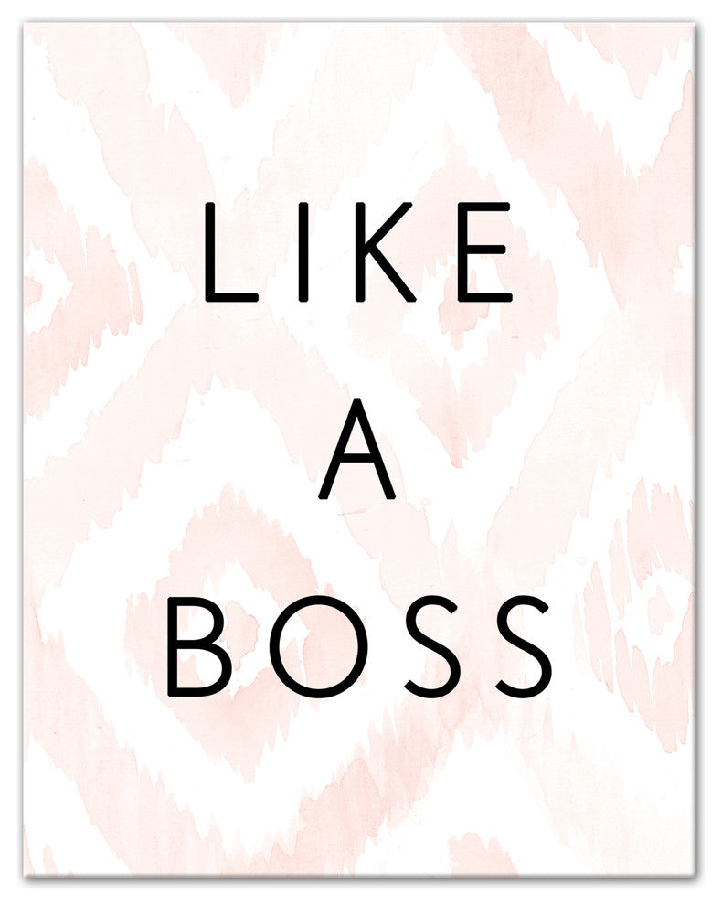 Like a Boss 11x14 Canvas Wall Art