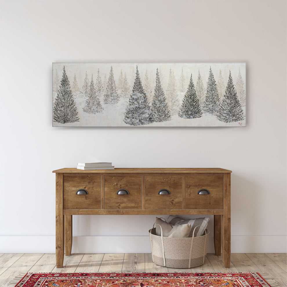 Monoscape XLVII Wrapped Canvas Wall Art by Karen Biery, 60"x20"