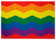 Pride Chevron Chenille Rug, Pride Chevron, 5'x7'