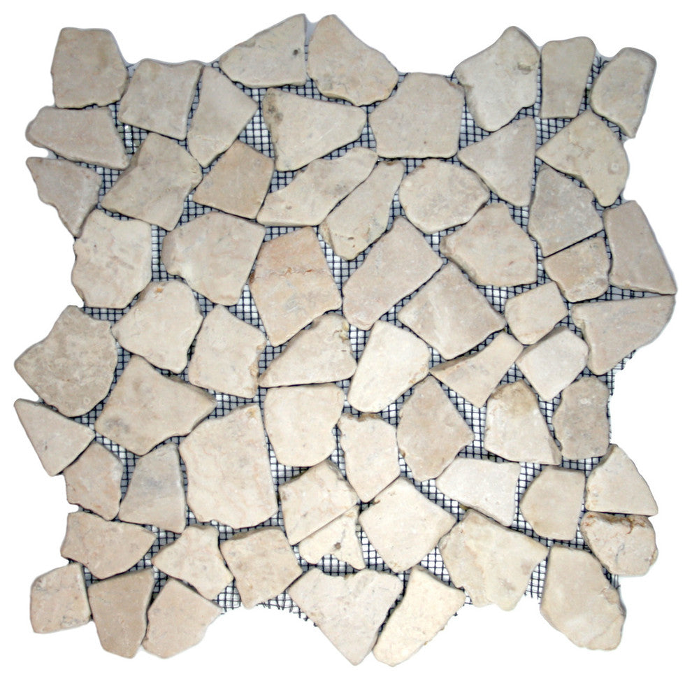 Ecru Off-White Mosaic Tile with dimensions 12*12