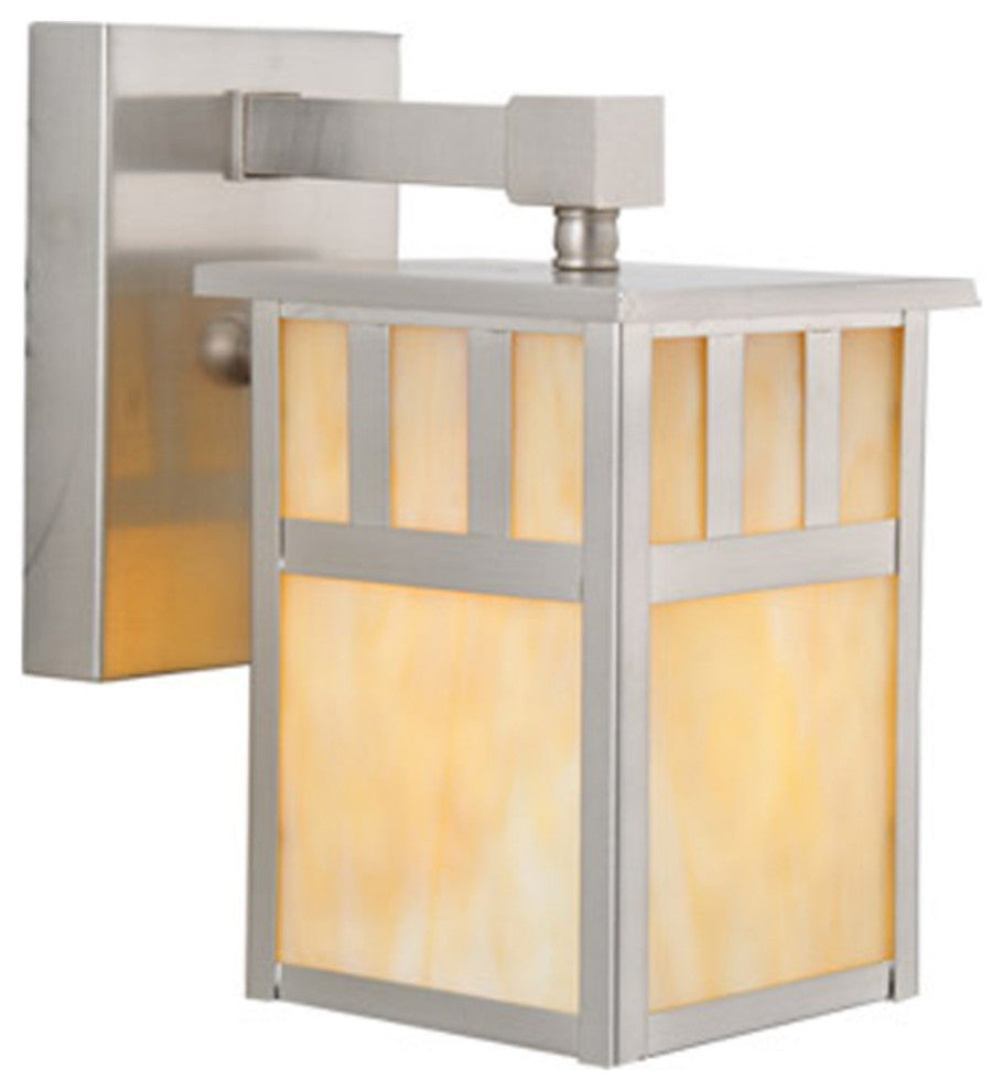 5 Wide Hyde Park Double Bar Mission Solid Mount Wall Sconce