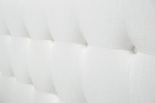 Sky Tower LED Platform Bed - Cloud White, Cal King