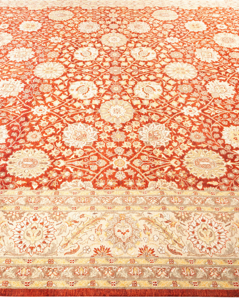 Mogul, One-of-a-Kind Hand-Knotted Area Rug Orange, 8'1"x10'3"