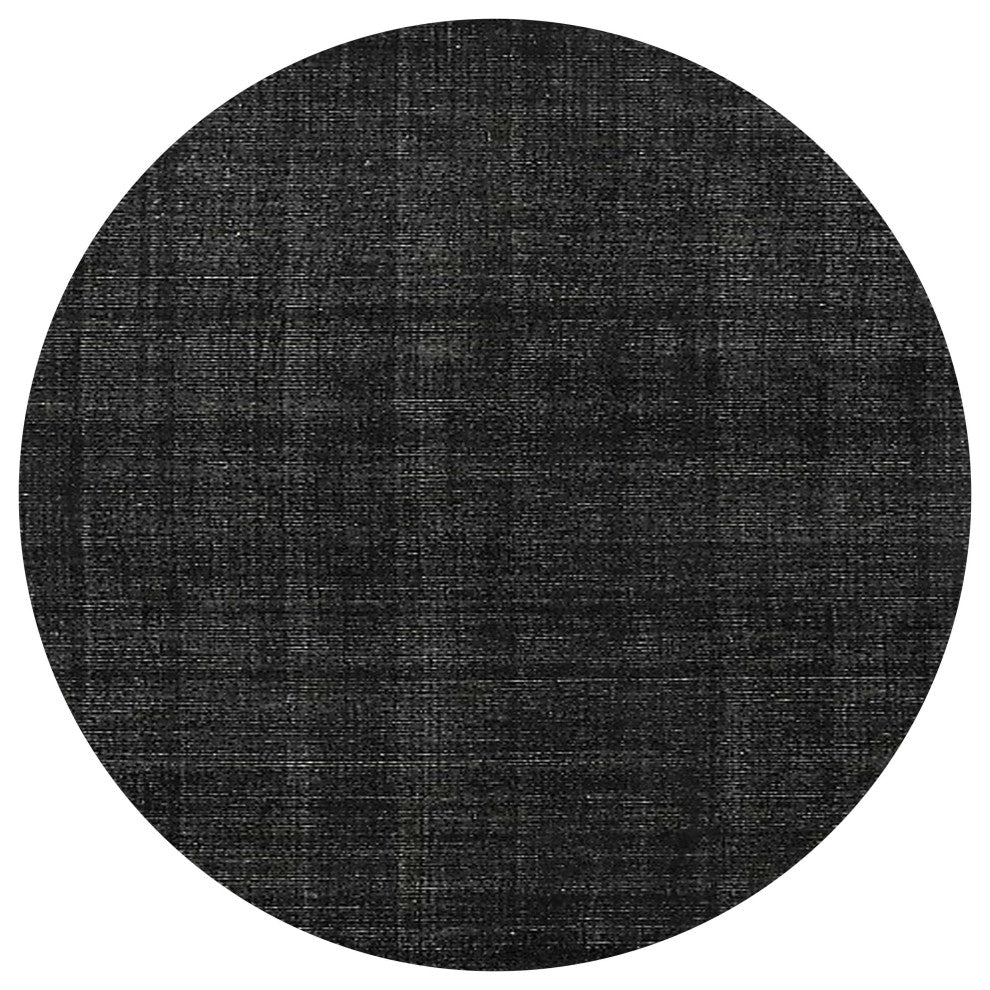 Ahgly Company Indoor Round Mid-Century Modern Area Rugs, 7' Round