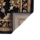 Charlotte Traditional Oriental Black Rectangle Area Rug, 5'x7'