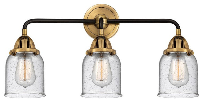 Innovations Lighting 288-3W-BAB-G54 Small Bell 3 Light 23" Bath Vanity Light