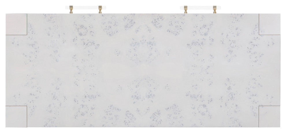 Brandyss Burl Work Desk, White