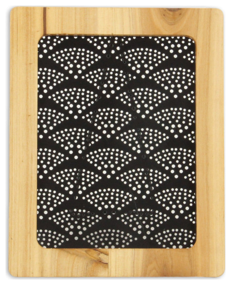 Merridew Wood Framed Metal Earring Hanging Table Easel