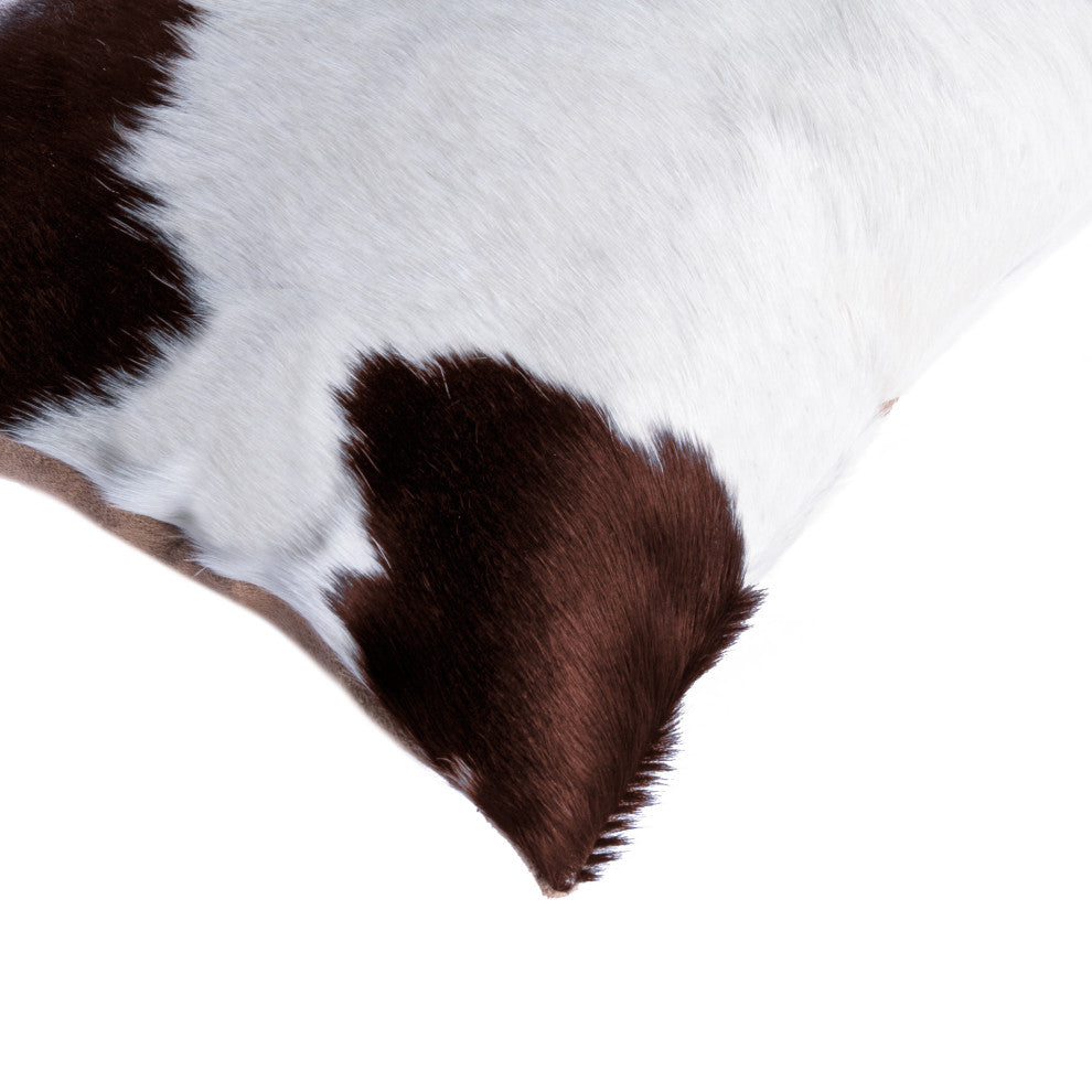 Natural Home Decor Torino Kobe Cowhide Pillow, 1-Piece