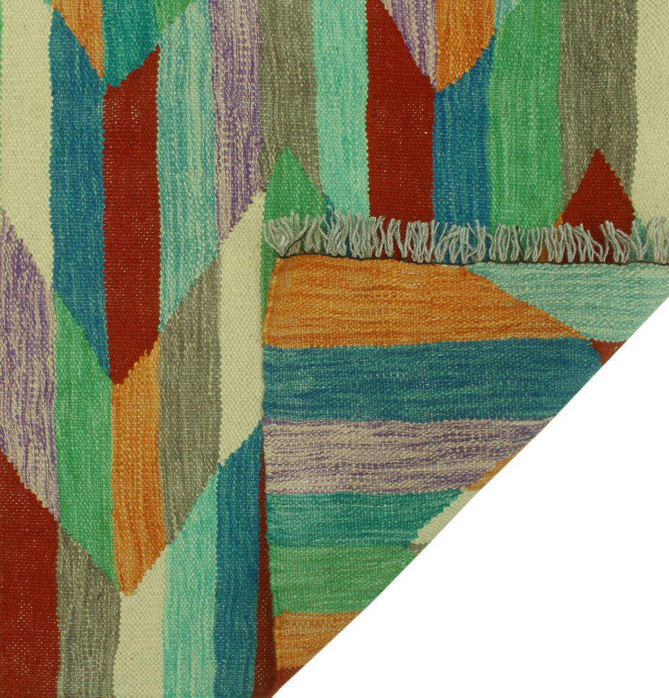 Winchester Kilim Lilliana Red/Gray Rug, 5'0x6'6