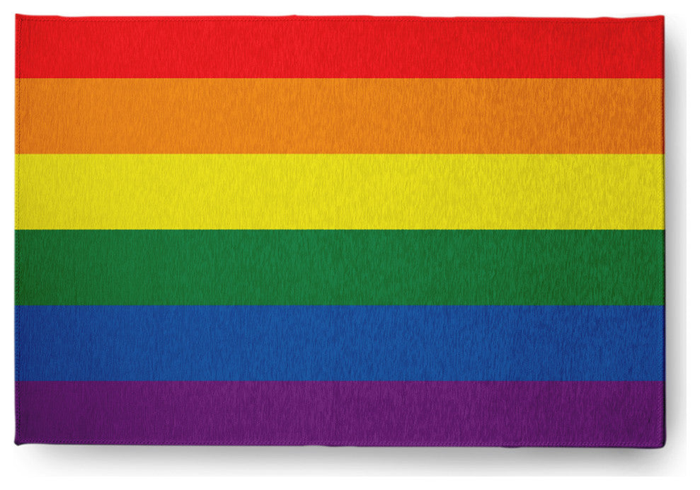 Pride Chenille Rug, Pride, 2'x3'