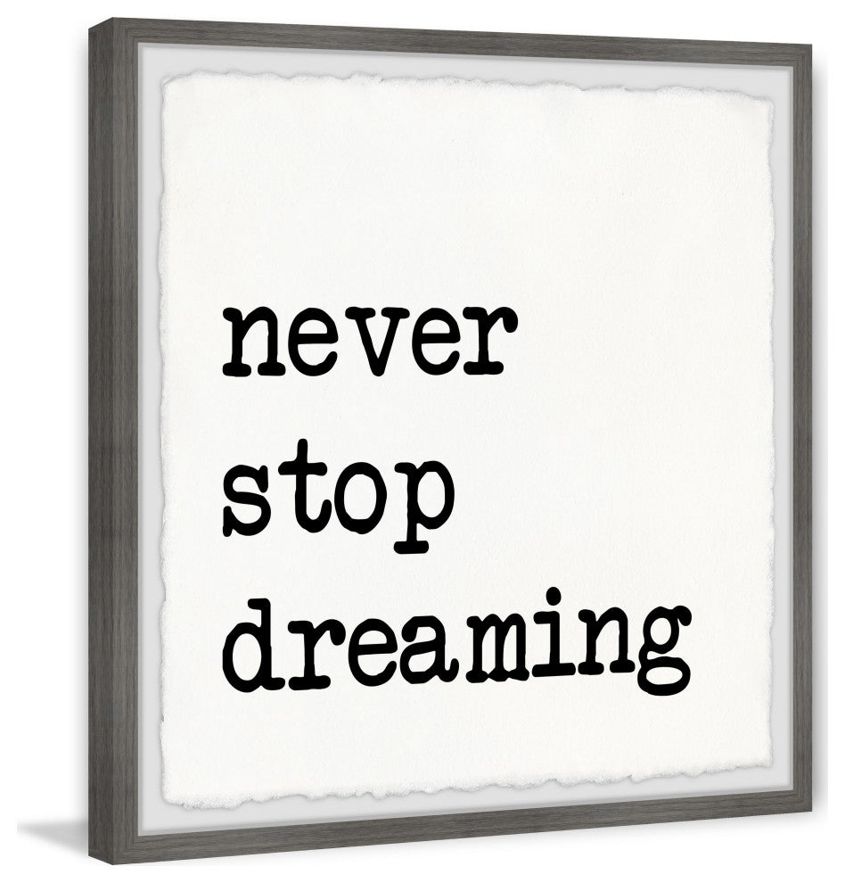 "Never Stop Dreaming XV" Framed Painting Print