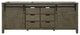 Marsyas 80" Vanity Cabinet Only, Rustic Brown