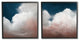 Flullfy Clouds Deep Blue Sky,17 x 17