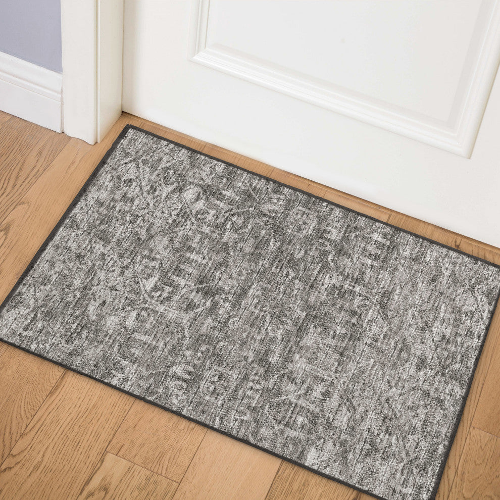 Aberdeen AB1 Graphite 1'8" x 2'6" Rug