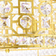 Belinda 6 Light Chandelier With Champagne Finish