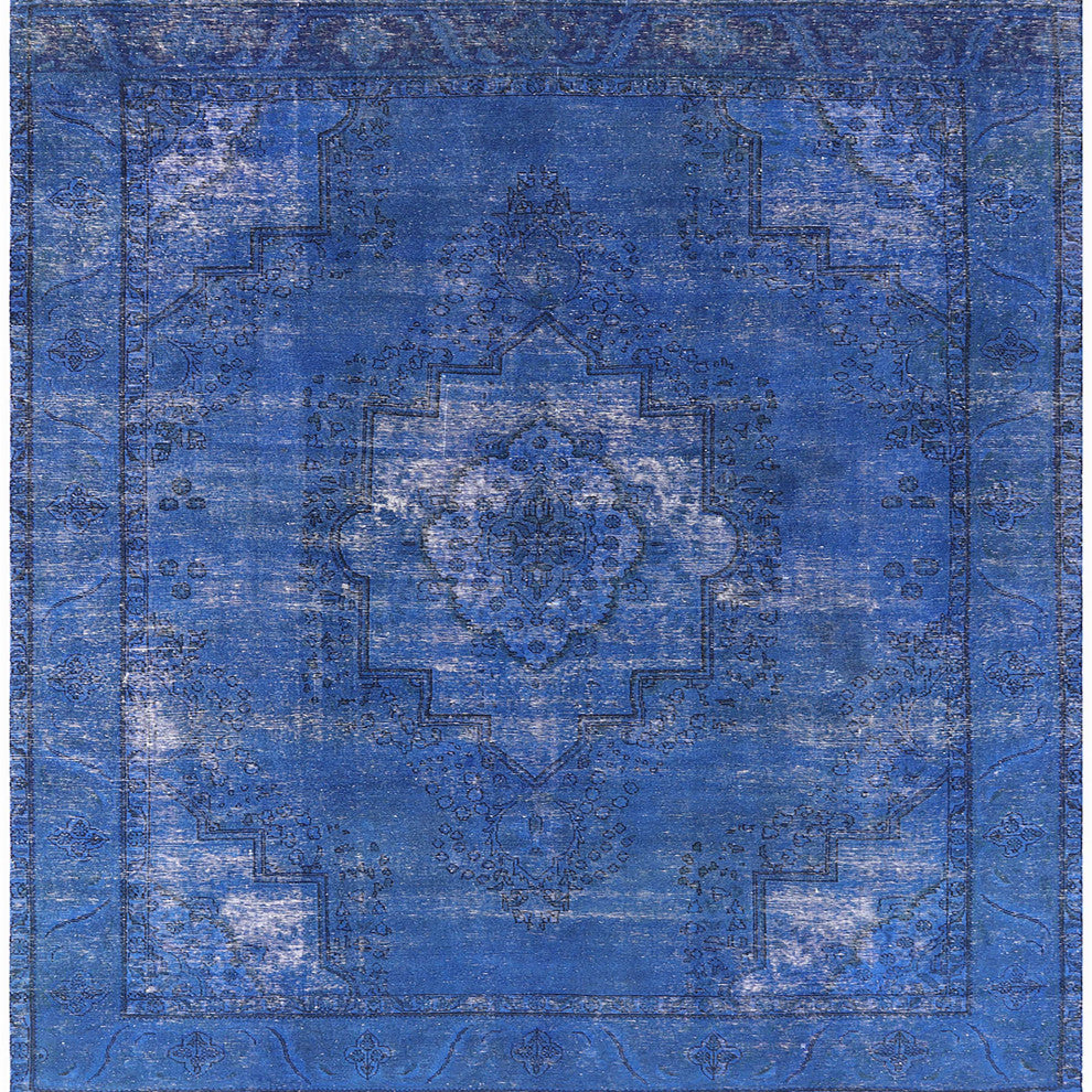 Ahgly Company Indoor Square Mid-Century Modern Area Rugs, 3' Square