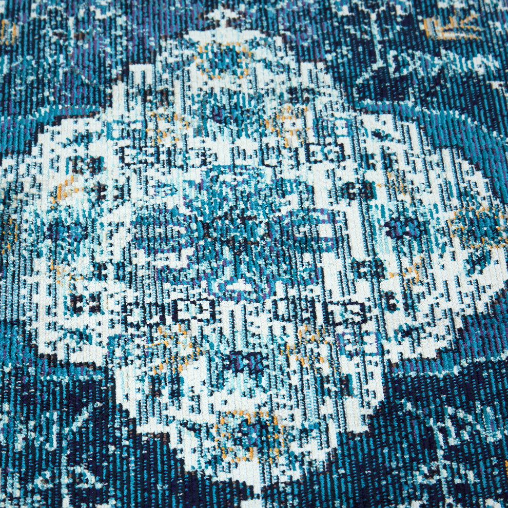 Patio Starlight Navy Blue 7''9"x10''2" Area Rug