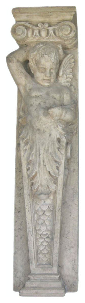 Left Fontainebleau Cherub Pilaster