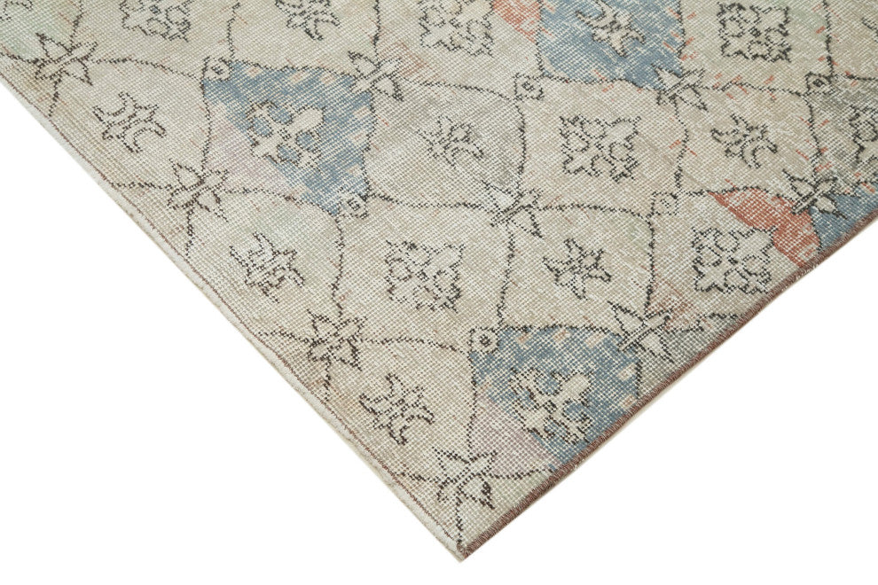Rug N Carpet - Handmade Oriental 5' 11'' x 9' 2'' Antique Vintage Rug