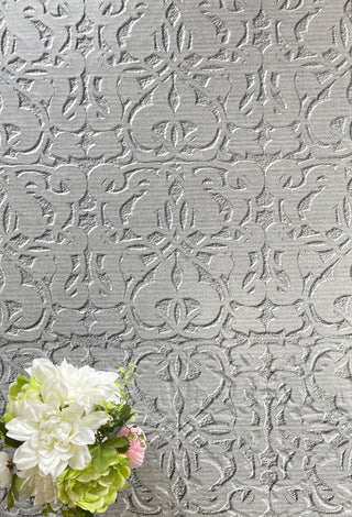 Floral 12'' x 24'' Ceramic Tile for Wall in Grey