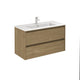 UNIT 40" SANSA 2DR Toffee Walnut With Ceramic Top