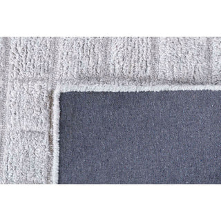 Manhattan Squares Area Rug, Gray, 2'6"x8'