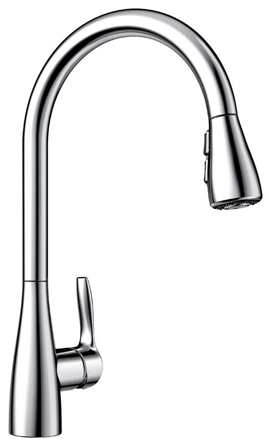 Blanco Atura 1.5 GPM Pull-Down Kitchen Faucet, Chrome