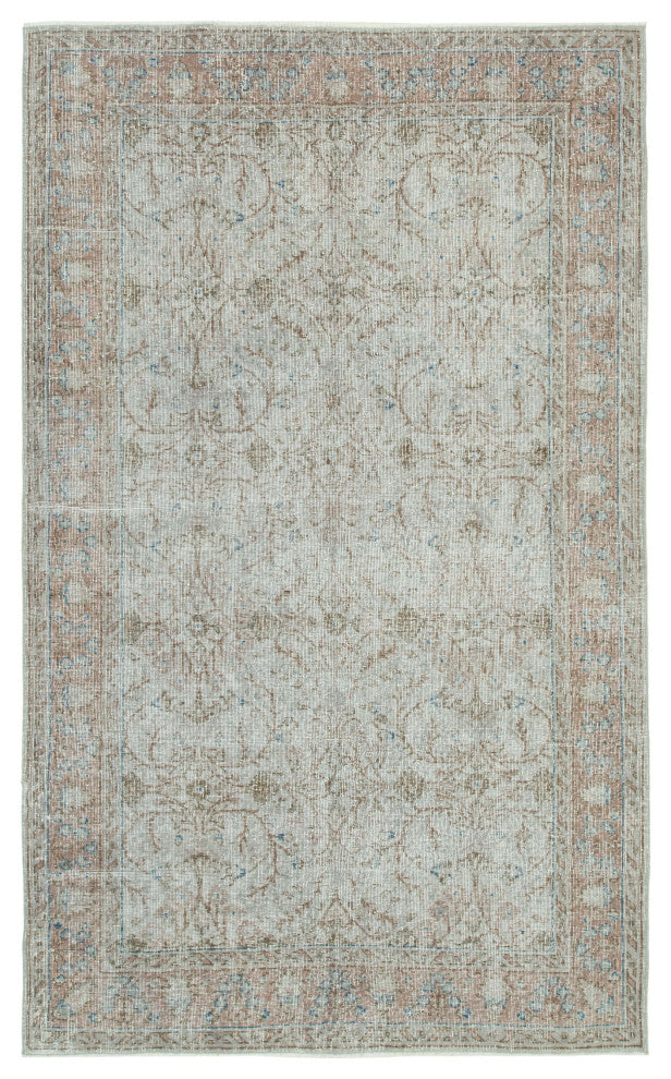 Rug N Carpet - Handwoven Turkish 5' 5" x 8' 8" Contemporary Overdyed Area Rug