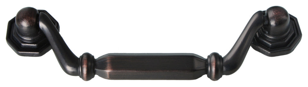 Utopia Alley Suffolk Drop Pull 3.8" Center to Center, Oil Rubbed Bronze, 25 Pack