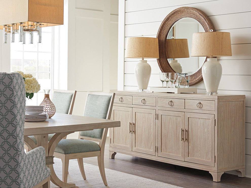 La Jolla Woven Round Mirror