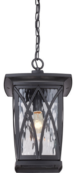 Grover 1-Light Outdoor Lantern, Mystic Black