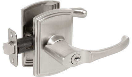 Delaney Hardware Italian Collection Artino Series, Satin Nickel, Privacy Lever Set