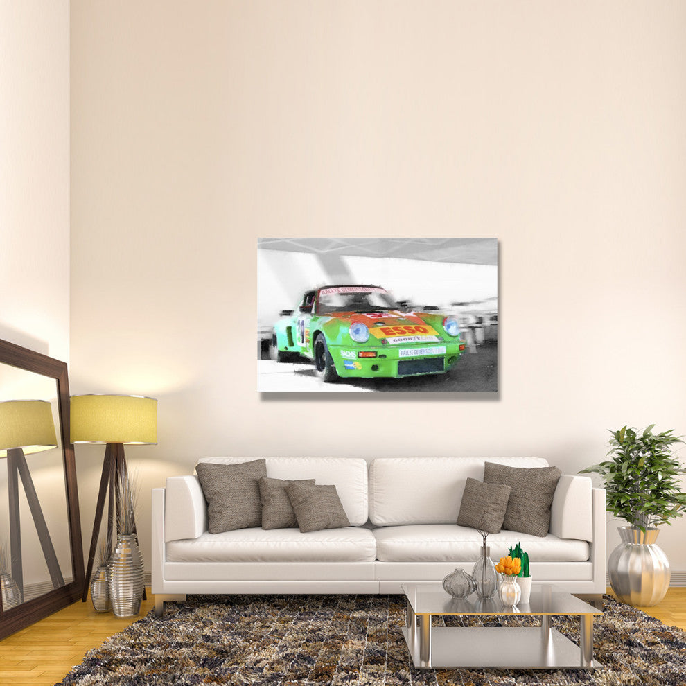 "Porsche 911 Turbo Watercolor" Fine Art Print