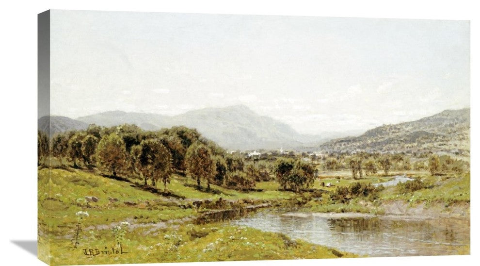 "Monument Mountain From The Berkshire Meadows" Artwork, 30" x 17"