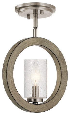 Kichler Grand Bank One Light Mini Pendant/Wall Mount 43189DAG
