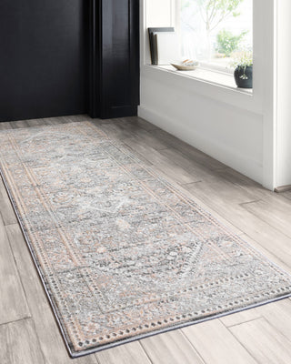 Lucia Rug, Gray/Sunset, 5'2"x7'7"