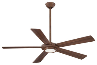 MinkaAire Distressed Koa Sabot 52" 5-Blade LED Indoor Ceiling Fan w/ Remote