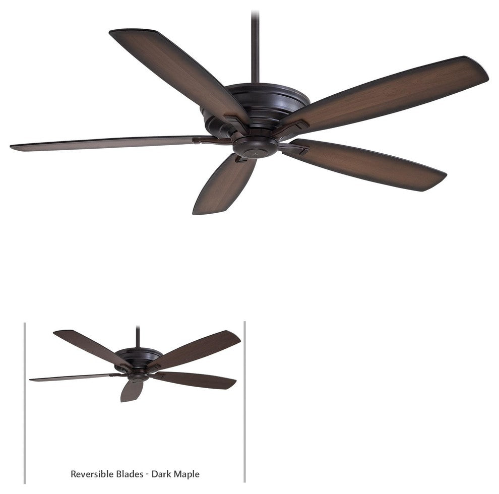 MinkaAire Bronze Kafe-XL 5-Blade 60 Energy Star Indoor Ceiling Fan w/ Remote